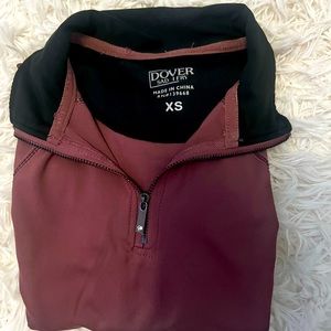Dover Saddlery riding base layer- maroon